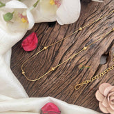 Vriksham Elegant Gold Look Ball Cain Style Hipchain-G20776